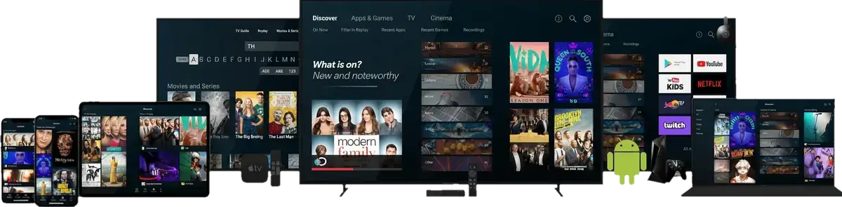 AtlasStream Live works on Smart TV, mobile, tablet, desktop and streaming devices